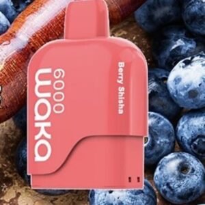 WAKA SOMATCH BERRY SHISHA 6000 PUFFS POD ONLE