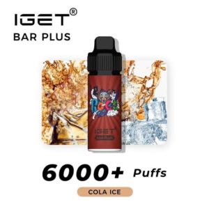 IGET BAR PLUS COLA ICE 6000 PUFFS