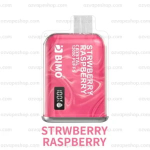 BIMO Crystal 12k Puffs- Strawberry Raspberry
