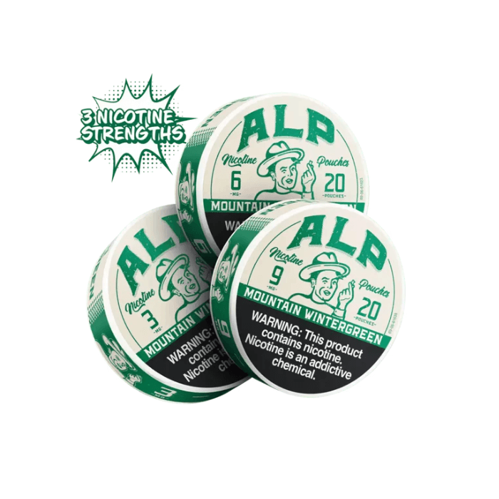 ALP Mountain Wintergreen 9mg Nicotine Pouches - Image 3