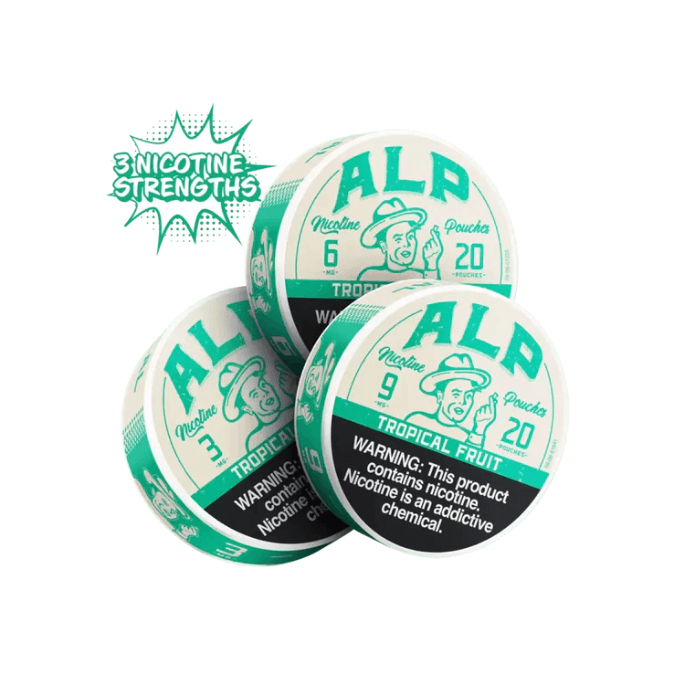 ALP Tropical Fruit 9mg Nicotine Pouches - Image 3