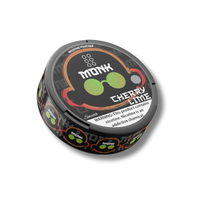 Monk Cherry Lime 12mg Nicotine Pouches