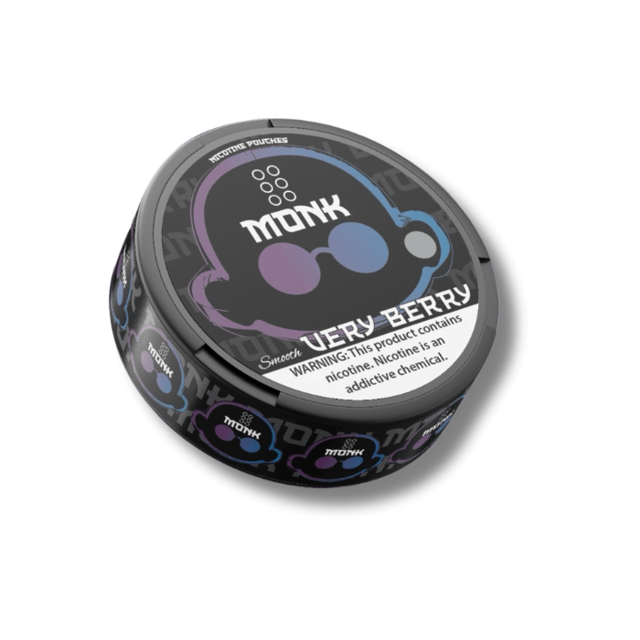 Monk Very Berry 20mg Nicotine Pouches