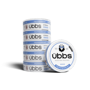 Übbs Peppermint Nicotine Pouches Roll of 5 cans