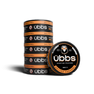 Übbs Salted Caramel Nicotine Pouches Roll of 5 cans
